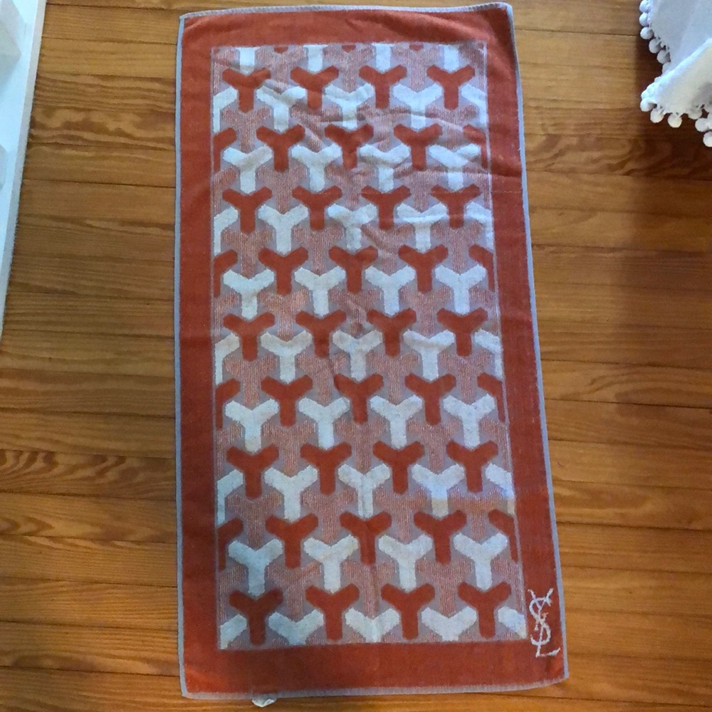 Yves St. Laurent vintage beach/bath towel